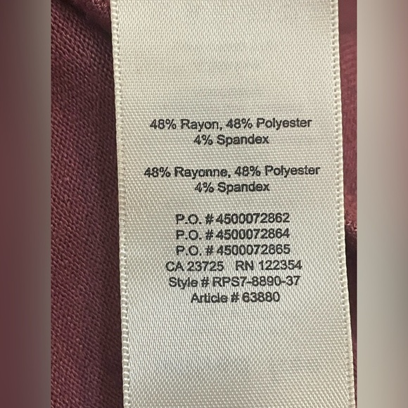 Wilfred Free Aritzia Dress Small Mauve Cowl Neck Stretch Sweater Knit - Picture 8 of 8